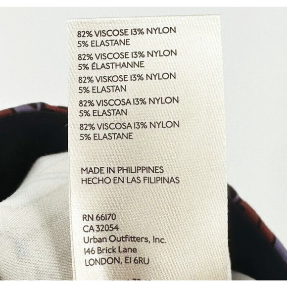 Anthropologie The Joni Flare Pants Small Ponte Knit Pull On Retro Geometric Boho - Picture 8 of 11